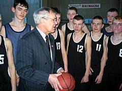 Напутствие молодым баскетболистам