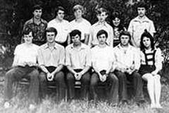 В.И.Александров с учениками. 1970-е годы.