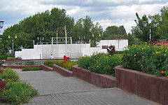 Novozybkov. Children's square