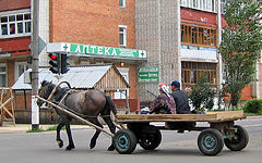 Novozybkov. Lomonosova-Pervomaiskaya crossroad