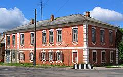 Novozybkov. Apartment house.