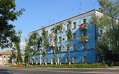 Novozybkov. Apartment house.