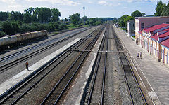 Novozybkov. Railway station