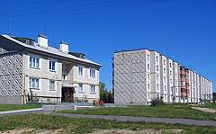 Novozybkov. Apartment house.