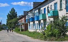 Novozybkov. Apartment house.
