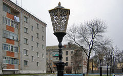 Novozybkov. Apartment house.