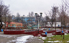 Novozybkov. Children's square