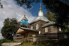 Современный вид церкви Рождества Богородицы в Людкове